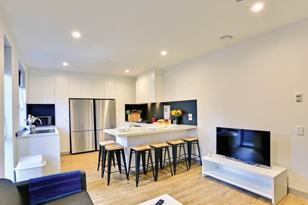 King single bed apartment