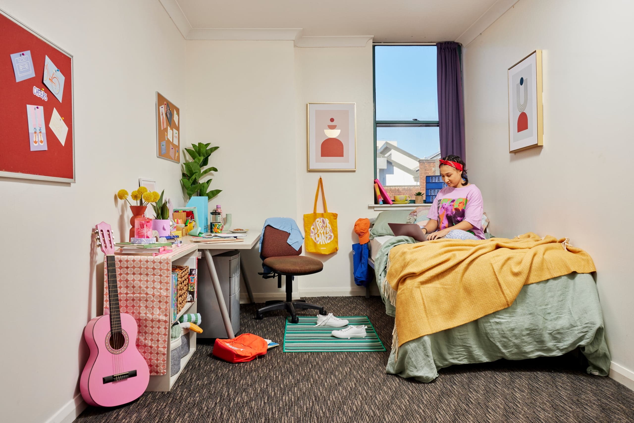 King single bed apartment